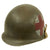 Original U.S. WWII Medic 1941 M1 McCord Front Seam Fixed Bale Helmet with Firestone Liner Original Items