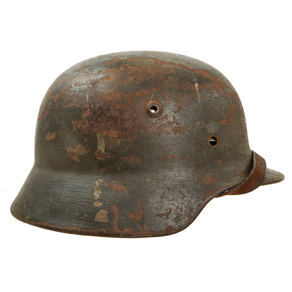 Original German WWII M40 Stahlhelm Steel Helmet- ET 62 Original Items