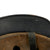 Original German WWII Named Beaded M35 NSDAP Double Decal Civic Police Steel Helmet - marked NS64 Original Items
