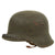 Original German WWII M42 Army Heer Helmet with 56cm Liner & Chinstrap - stamped hkp64 Original Items