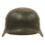 Original German WWII Service Used M40 Single Decal Army Heer Helmet with 57cm Liner - ET64 Original Items