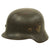 Original German WWII Service Used M40 Single Decal Army Heer Helmet with 57cm Liner - ET64 Original Items