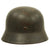 Original German WWII Service Used M40 Single Decal Army Heer Helmet with 57cm Liner - ET64 Original Items