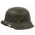 Original German WWII M42 Single Decal Luftwaffe Helmet with 53cm Liner & Chinstrap - ckl60 Original Items