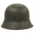 Original German WWII M42 Single Decal Luftwaffe Helmet with 53cm Liner & Chinstrap - ckl60 Original Items