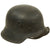 Original German WWII M42 Single Decal Luftwaffe Helmet with 53cm Liner & Chinstrap - ckl60 Original Items