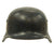 Original German WWII 1939 dated “Droop-Tail” Luftwaffe M35 Double Decal Steel Helmet - marked ET64 Original Items