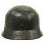 Original German WWII 1939 dated “Droop-Tail” Luftwaffe M35 Double Decal Steel Helmet - marked ET64 Original Items