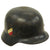 Original German WWII 1939 dated “Droop-Tail” Luftwaffe M35 Double Decal Steel Helmet - marked ET64 Original Items