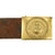 Original Imperial German WWI Prussian M1895 Belt with "Gott Mit Uns" Brass Belt Buckle Original Items