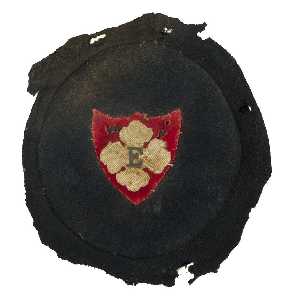 Original U.S. Civil War Relic Union M-1858 Forage Cap Crown with 23rd Corps 1st Division Consolidated Corps Badge Original Items