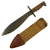 Original U.S. WWI Model 1917 Bolo Knife by Plumb Philadelphia with Canvas Scabbard by Brauer Bros. - dated 1918 Original Items