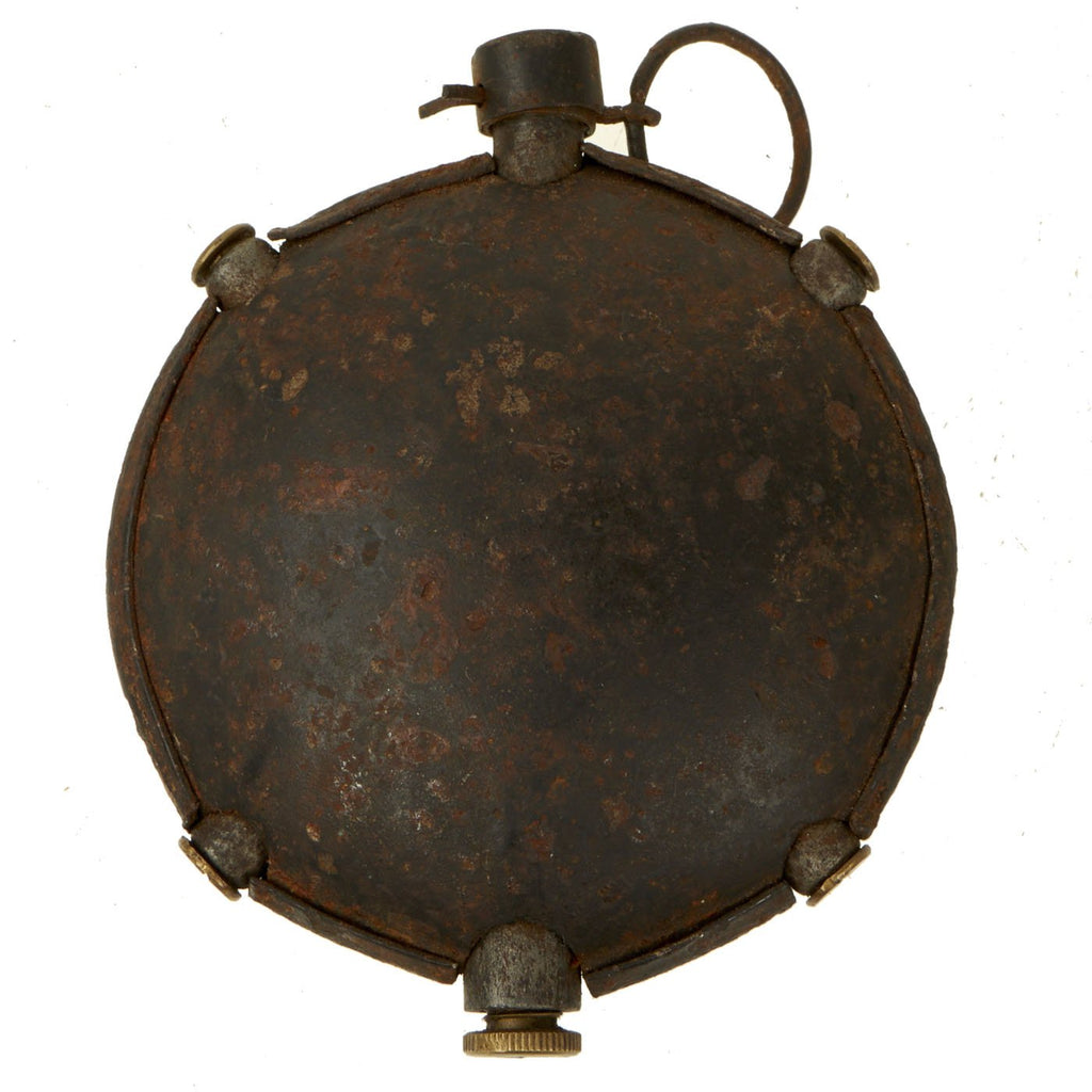 Original German WWI Model 1915 Inert "Turtle" Offensive Discus Hand Grenade - Discushandgranate Original Items