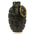 Original British WWI Mills Bomb No. 5 MKI Grenade Dated August, 1916 - Inert - With Museum Tag Original Items
