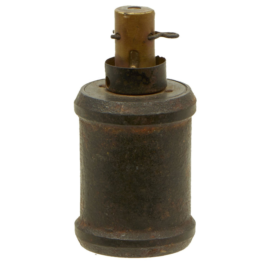 Original Japanese WWII Type 99 "Kiska" Hand Grenade with Fuse dated 1942 - Inert Original Items