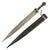 Original Imperial Russian Caucasian Kindjal Dagger with Gold Inlaid Blade & Scabbard - Remounted Original Items