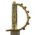 Original U.S. WWII Theatre Made Knuckle Knife with Large "Bowie" Blade & Bone Grips Original Items