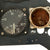 German WWII Luftwaffe Me 109 Bf 109 Replica Cockpit Instrument Panel with Original and Reproduction Gauges Original Items