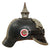Original Imperial German WWI Prussian EM/NCO Infantry M1915 Pickelhaube Spiked Helmet Original Items