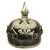 Original German WWI Prussian M1895 Line Infantry NCO Nickle Plated Pickelhaube Spiked Helmet Original Items