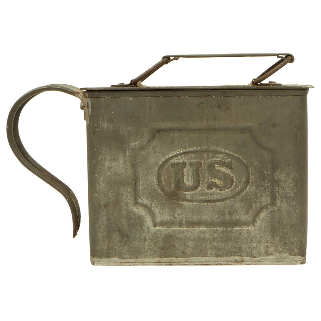 Original U.S. Indian Wars Model 1872 Meat Can - First Ever Issued U.S. Military Mess Kit Original Items