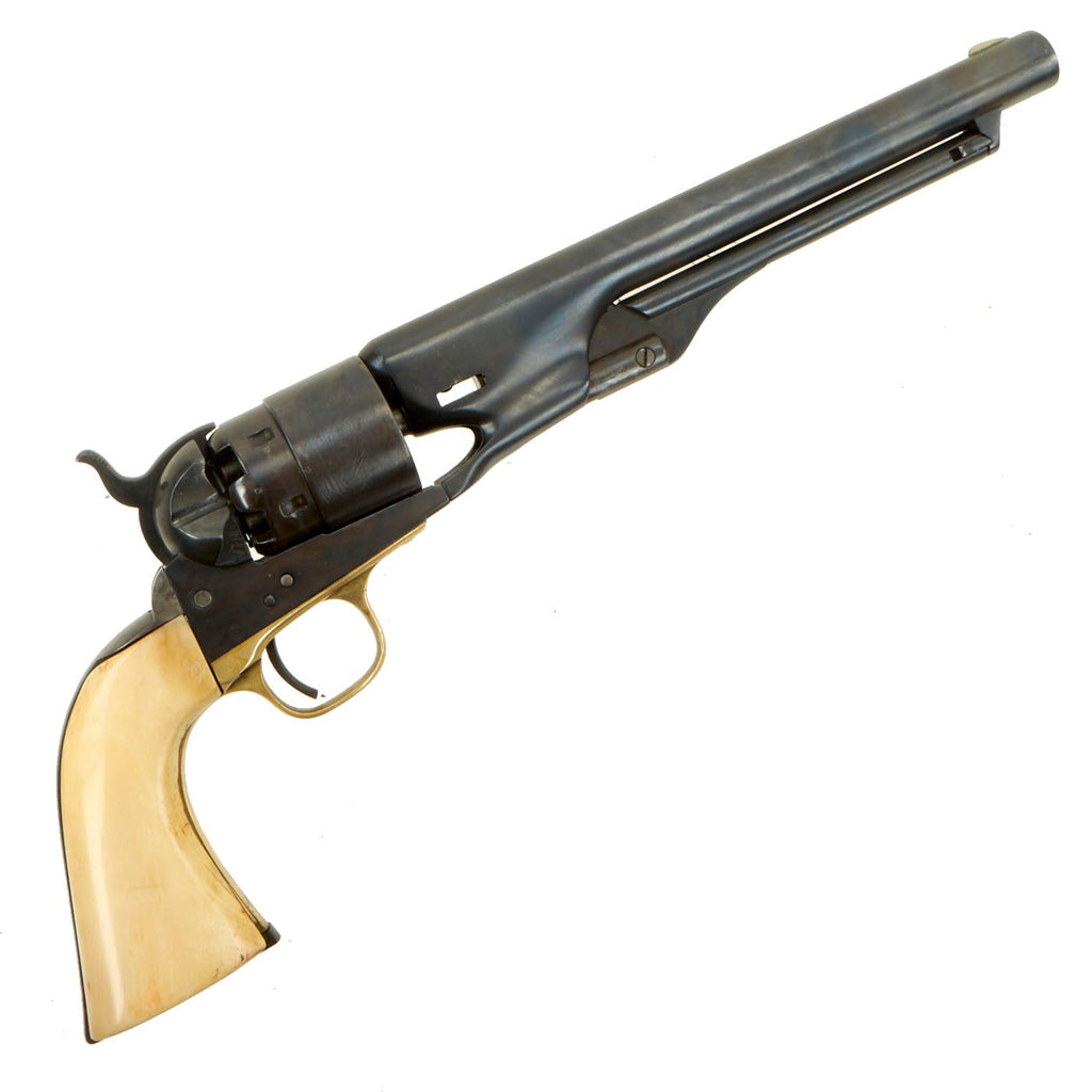 Original U.S. Civil War Colt Model 1860 Army .44cal Percussion Revolver with Ivory Grips made in 1863 - Serial 116468 Original Items