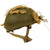 Original WWII British MKII Named Paratrooper Helmet with Net and Scrim - Dated 1944 Original Items