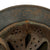 Original German WWII M40 Single Decal Luftwaffe Helmet with Period Replaced Italian Liner - marked SE62 Original Items