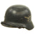Original German WWII M35 Single Decal Luftwaffe Steel Helmet with 53cm Liner - SE60 Original Items