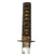 Original Early 17th Century Japanese Wakizashi Short Sword with Handmade Blade, Gold Inlaid Fittings and Scabbard Original Items