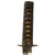 Original Early 17th Century Japanese Wakizashi Short Sword with Handmade Blade, Gold Inlaid Fittings and Scabbard Original Items