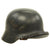 Original German WWII M35 Single Decal Luftwaffe Steel Helmet with 53cm Liner - SE60 Original Items