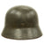 Original German WWII Service Used M35 Single Decal Army Heer Helmet with 55cm Liner - 62cm Shell Original Items