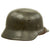 Original German WWII Service Used M35 Single Decal Army Heer Helmet with 55cm Liner - 62cm Shell Original Items