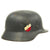 Original German WWII 1938 dated Luftwaffe M35 Double Decal Steel Helmet with 56cm Liner - marked ET64 Original Items