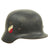 Original German WWII 1938 dated Luftwaffe M35 Double Decal Steel Helmet with 56cm Liner - marked ET64 Original Items