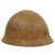 Original Japanese WWII Type 90 Army Helmet with Complete Late War Liner and Chinstrap Original Items
