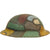 Original U.S. WWI M1917 AEF Camouflaged Painted Doughboy Helmet Original Items
