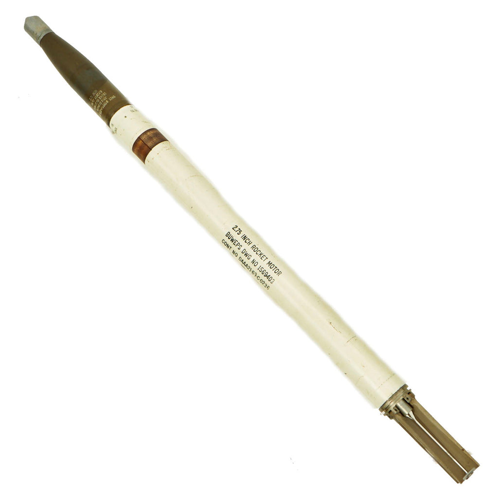 Original U.S. Vietnam War 2.75” Hydra 70 Aerial Practice Rocket with Mk 66 Motor - Inert Original Items