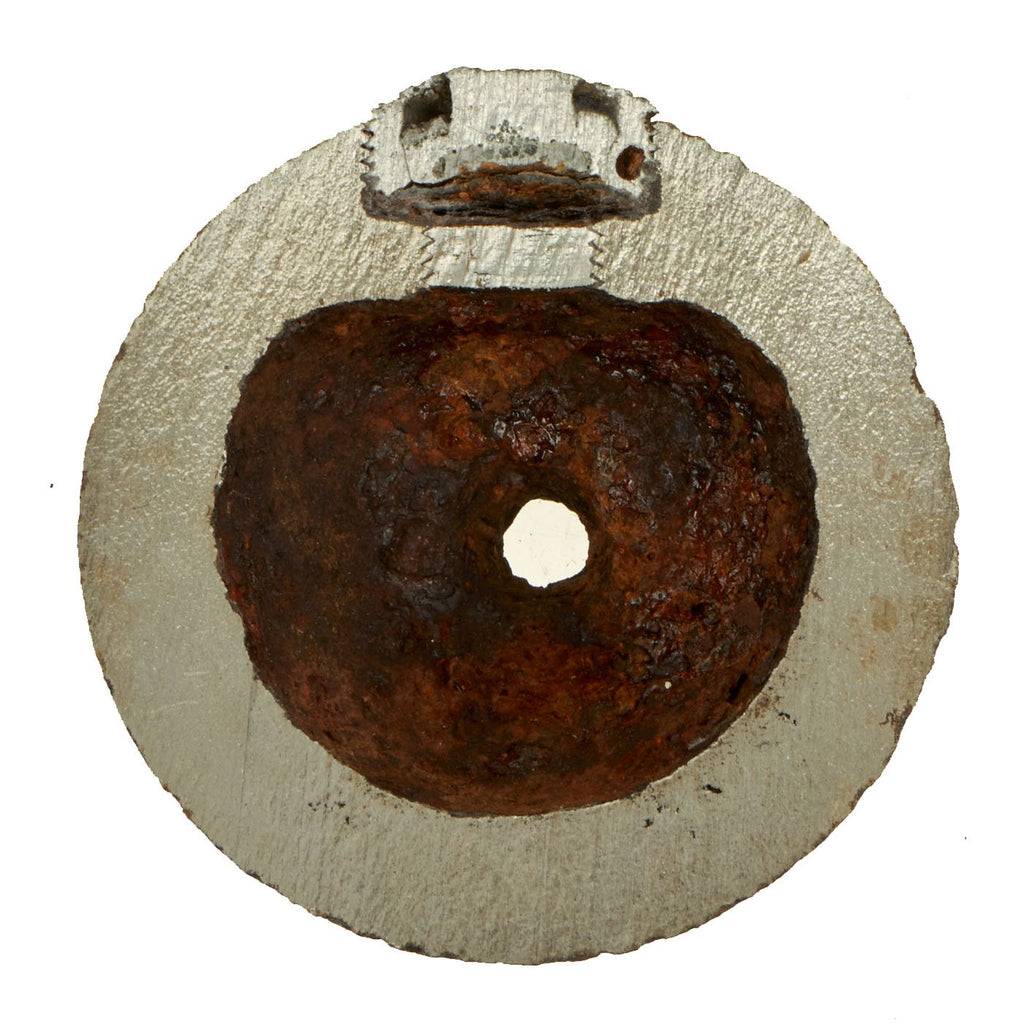 Original U.S. Civil War Confederate 12 Pdr Cutaway Cannon Ball with Fuse Original Items