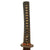 Original WWII Japanese Army Civilian Shin-Gunto Katana Sword by KANEYOSHI with Leather Covered Scabbard Original Items
