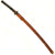 Original WWII Japanese Army Civilian Shin-Gunto Katana Sword by KANEYOSHI with Leather Covered Scabbard Original Items