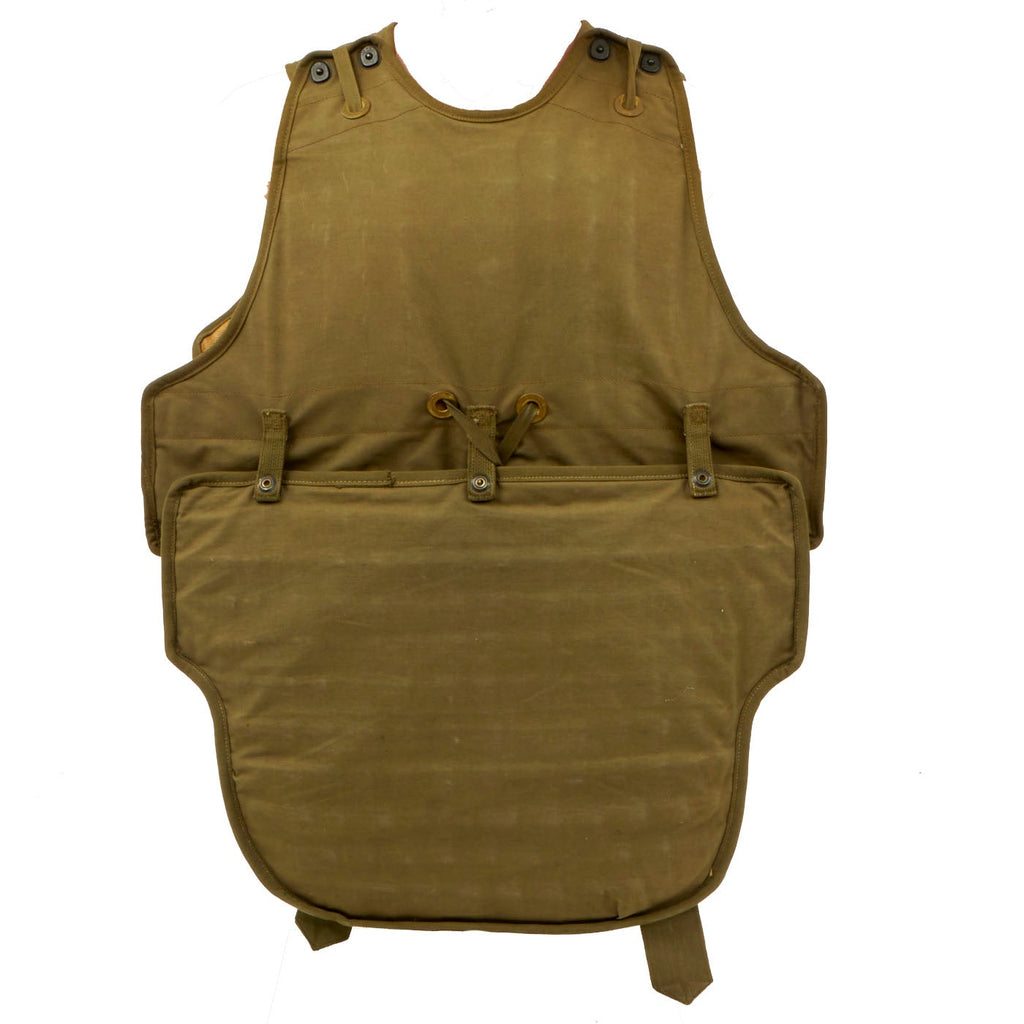 Original U.S. WWII USAAF M1 Flyers Protective Armor Flak Vest / Jacket With Type 4 Apron Original Items