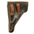 Original German WWII 1943 dated Black P.38 Softshell Breakaway Holster with Double-Claw Officer’s Belt Original Items