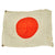 Original WWII Imperial Japanese Navy Flag Set: Hinomaru National Flag & Ship Pennant Flag Original Items