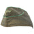 German Overseas Cap Twisted Green / White piping Original Items