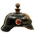 Original German WWI Named Prussian M1895 Artillery Pickelhaube Helmet - Kugelhelm - Gilded Wappen - Beautiful Untouched Example Original Items
