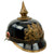 Original German WWI Bavarian Model 1914 Tin Plate Pickelhaube Helmet - Eisenblech Ersatz-Helme - Manufactured by Bing of Nurnberg Original Items