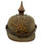 Original Imperial German WWI Prussian M1895 Infantry Ersatz Felt Pickelhaube Fitzhelme Spiked Helmet - Rare Simplified Pattern Original Items