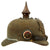 Original Imperial German WWI Prussian M1895 Infantry Ersatz Felt Pickelhaube Fitzhelme Spiked Helmet - Rare Simplified Pattern Original Items